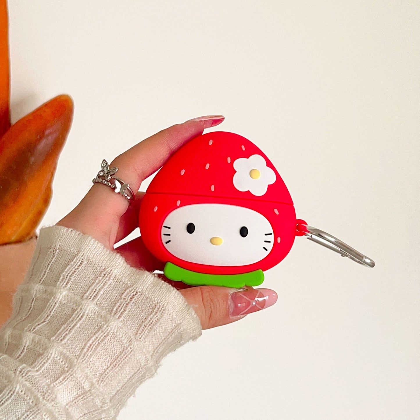 Hello Kitty Strawberry Kawaii AirPods Case