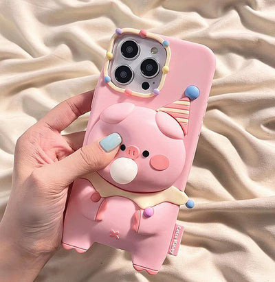 Fun Pig Phone Case For iPhone