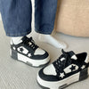 Dark High Heel Sneakers