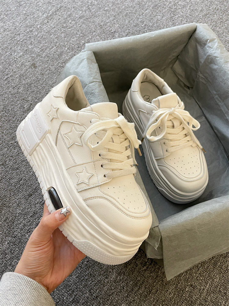 Dark High Heel Sneakers