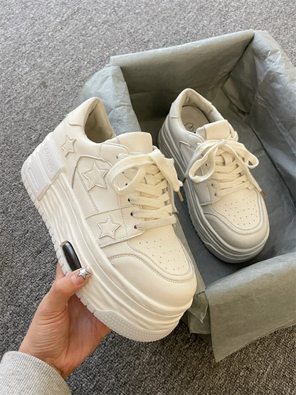 Dark High Heel Sneakers