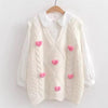 white Love Heart Shirt /Vest