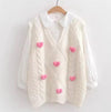 white Love Heart Shirt /Vest