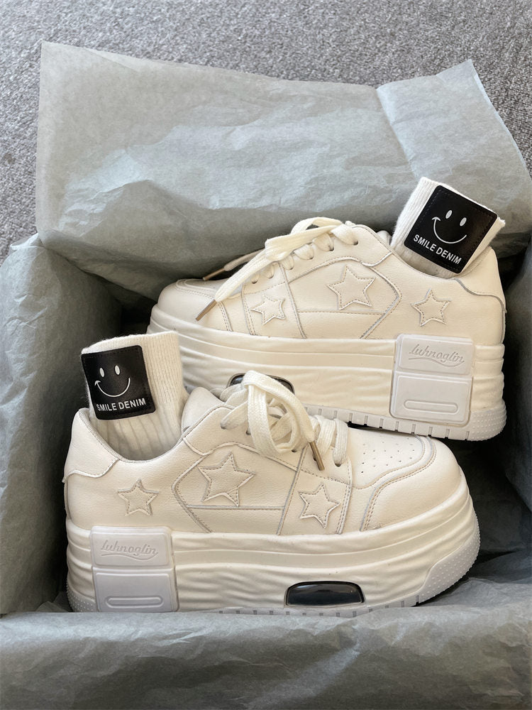Dark High Heel Sneakers