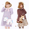 Cute Plush Unicorn Shoulder Bag