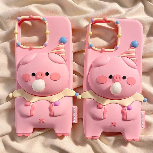 Fun Pig Phone Case For iPhone