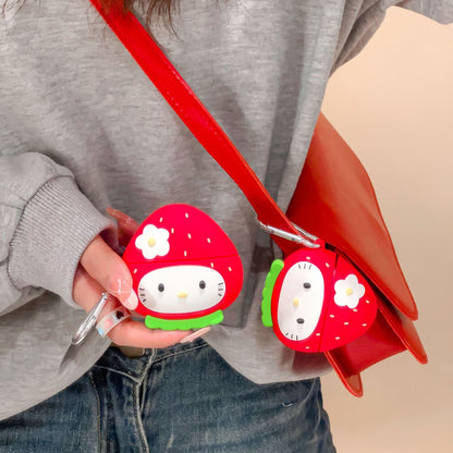 Hello Kitty Strawberry Kawaii AirPods Case