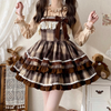 Plaid Lovers Kawaii Dress