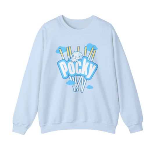 Pocky Sweatshirt Blue Milk
