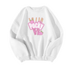 Pocky Sweatshirt White Peach