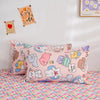 Cute Animals And Hearts Bedding Set