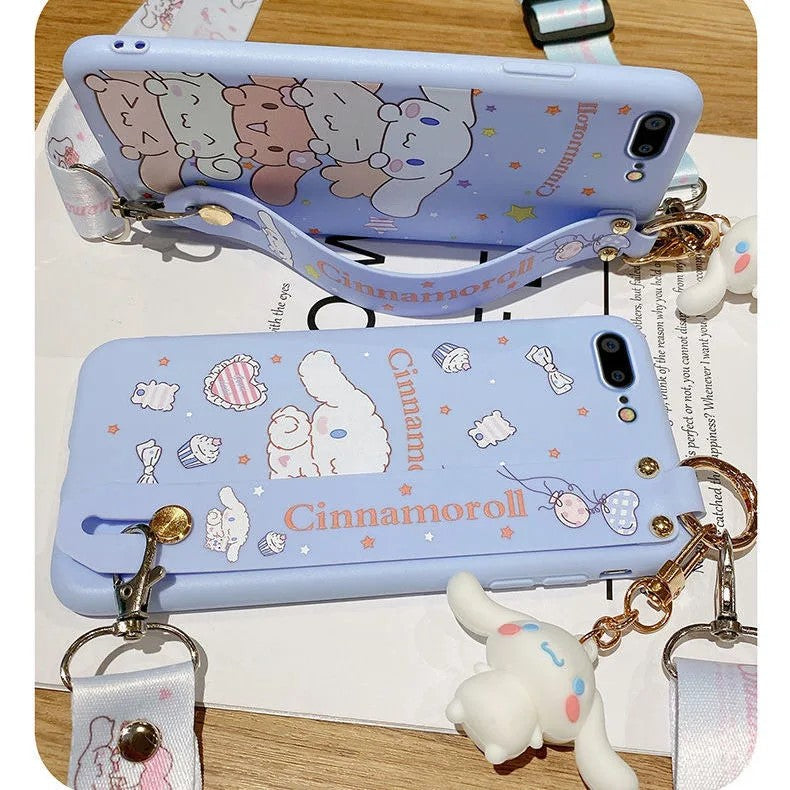Cinnamoroll Phone Case For Samsung With Pendant