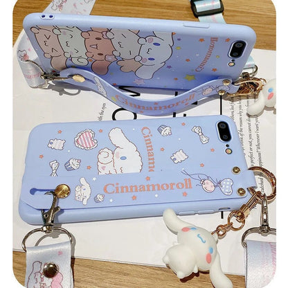 Cinnamoroll Phone Case For Samsung With Pendant