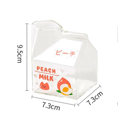 Kawaii Milk Carton Cups