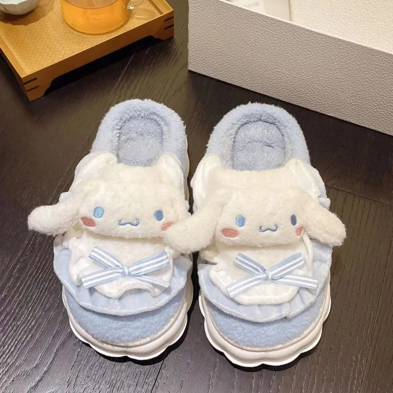 Fluffy Sanrio Slippers