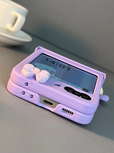 Purple Cute Bow Phone Case