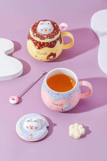 Sweet Donut mug and Spoon