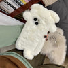 Fur Fuzzy Dog Phone Case For iPhone