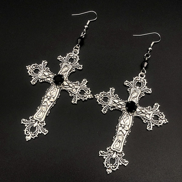 Mystical Cross Earring and Necklace Set