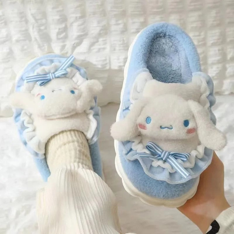 Fluffy Sanrio Slippers