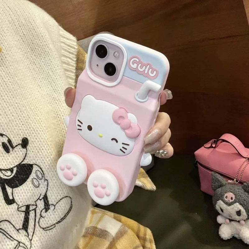 Hello Kitty And Mellody Phone Case For iPhone