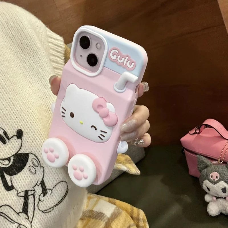 Hello Kitty And Mellody Phone Case For iPhone