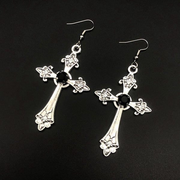 Mystical Cross Earring and Necklace Set