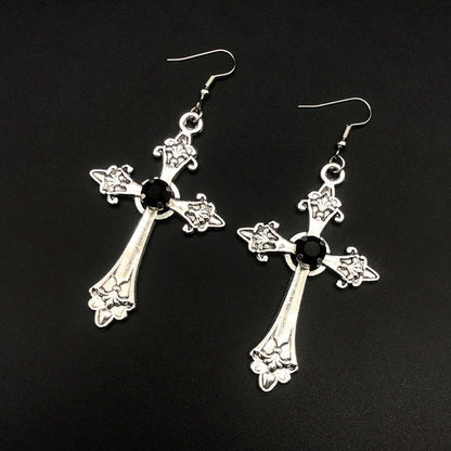Mystical Cross Earring and Necklace Set