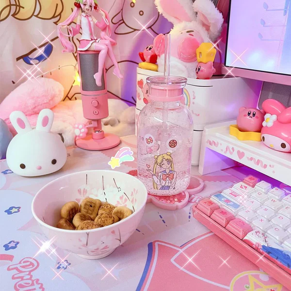 Sailor Moon Glass Bottle