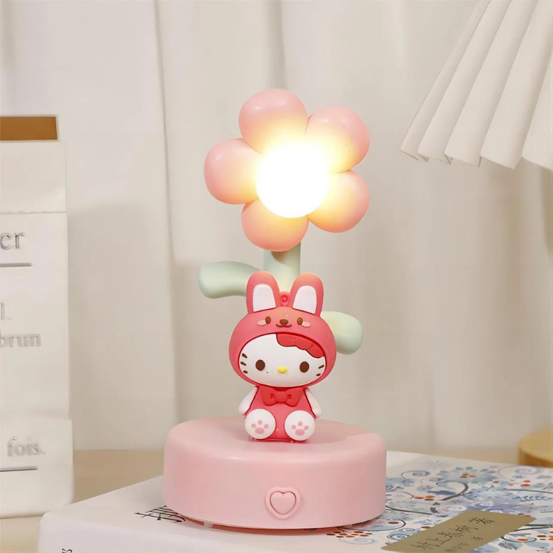 Sanrio Kawaii Flower Night Light