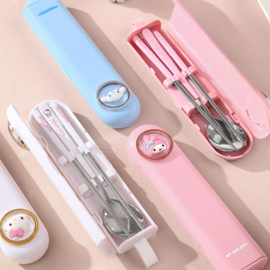 Sanrio Box Cutlery Set