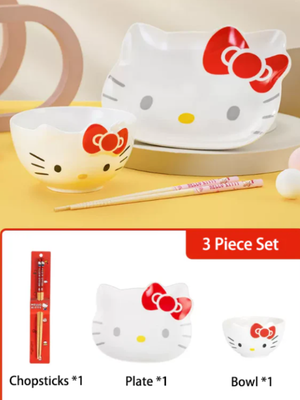 Sanrio Ceramic Bowls and Plates