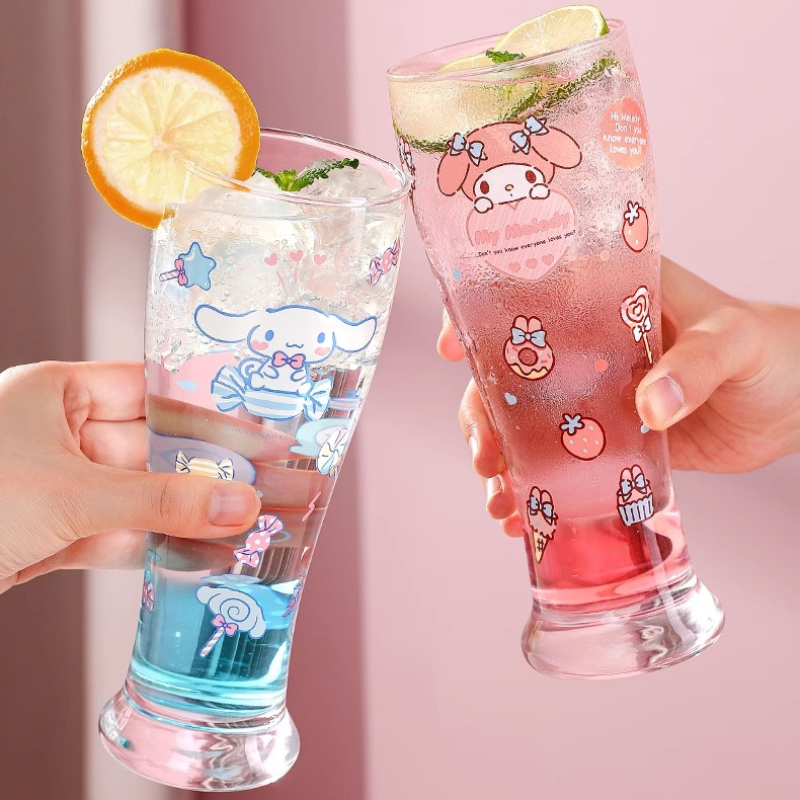 Sanrio Tall Glass Cup