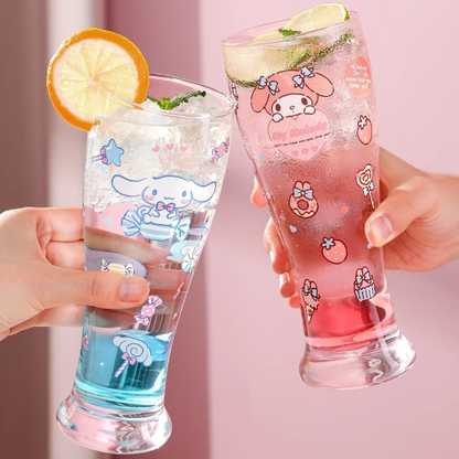 Sanrio Tall Glass Cup