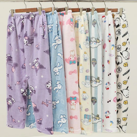 Sanrio Fluffy Pajama Pants