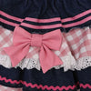 Ruffle Layer Heart Denim Skirt