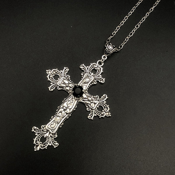 Mystical Cross Earring and Necklace Set