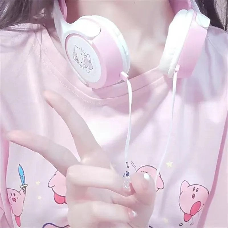 Cute Hello Kitty Headphones