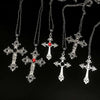 Mystical Cross Earring and Necklace Set