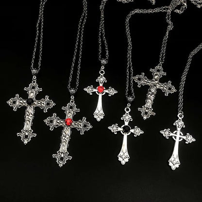 Mystical Cross Earring and Necklace Set