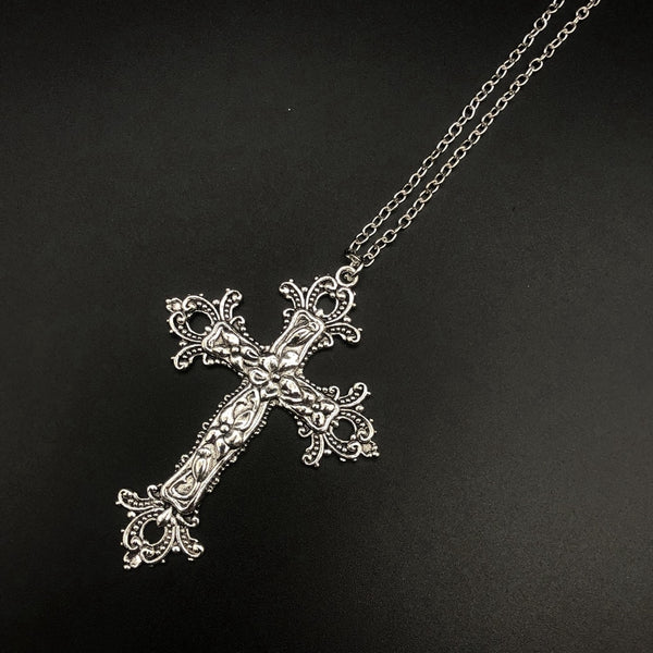 Mystical Cross Earring and Necklace Set