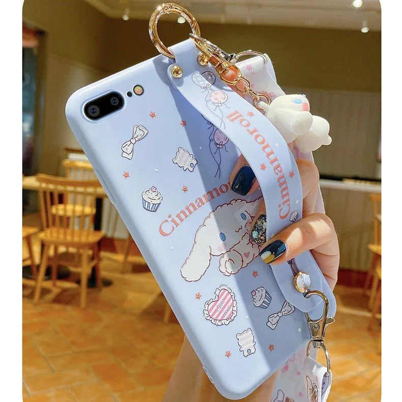 Cinnamoroll Phone Case For Samsung With Pendant