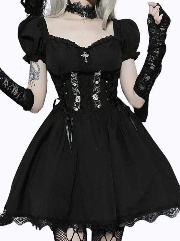 Shadow Bloom Dress