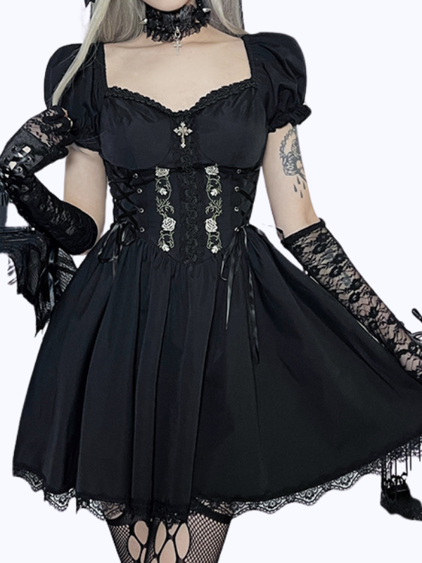Shadow Bloom Dress
