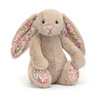 Soft Plush Bunny – Blossom Beige Petal (30cm)