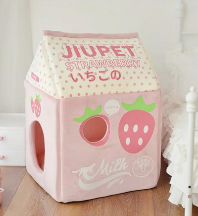 Strawberry Cute Cat House
