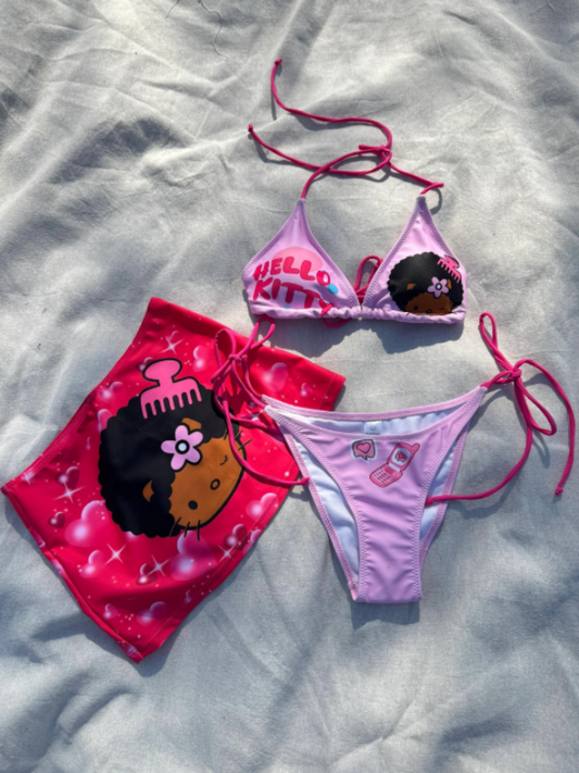 Sweet Kitty Vibes Bikini Set