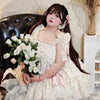 ♡ Sweet Doll ♡ Floral Dress with Ribbon Straps