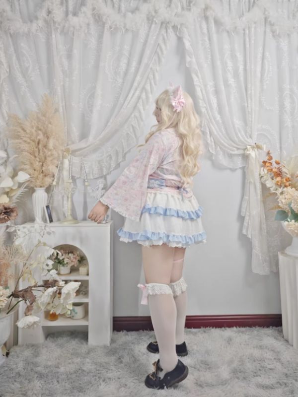 ♡ Sweet Doll ♡ Kawaii Top & Skirt Set – Plus Size