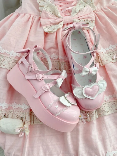 Pink Sweet Lolita Platform Shoes